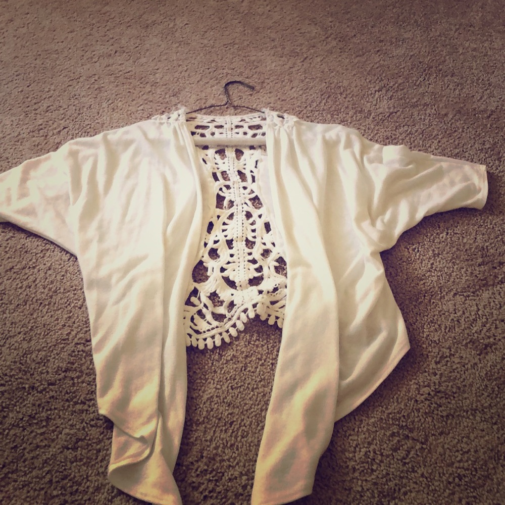 Flowy embroidered cardigan